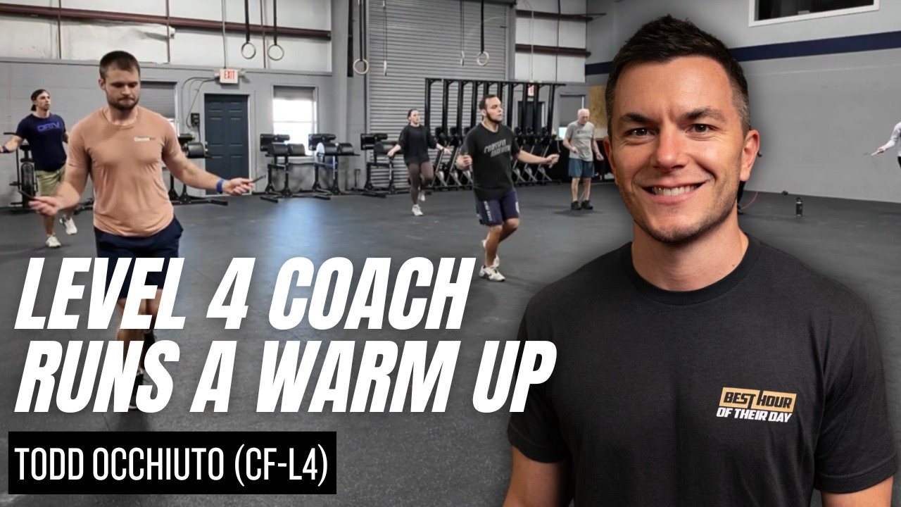 Watch How a Level 4 CrossFit Coach Runs A Warm Up