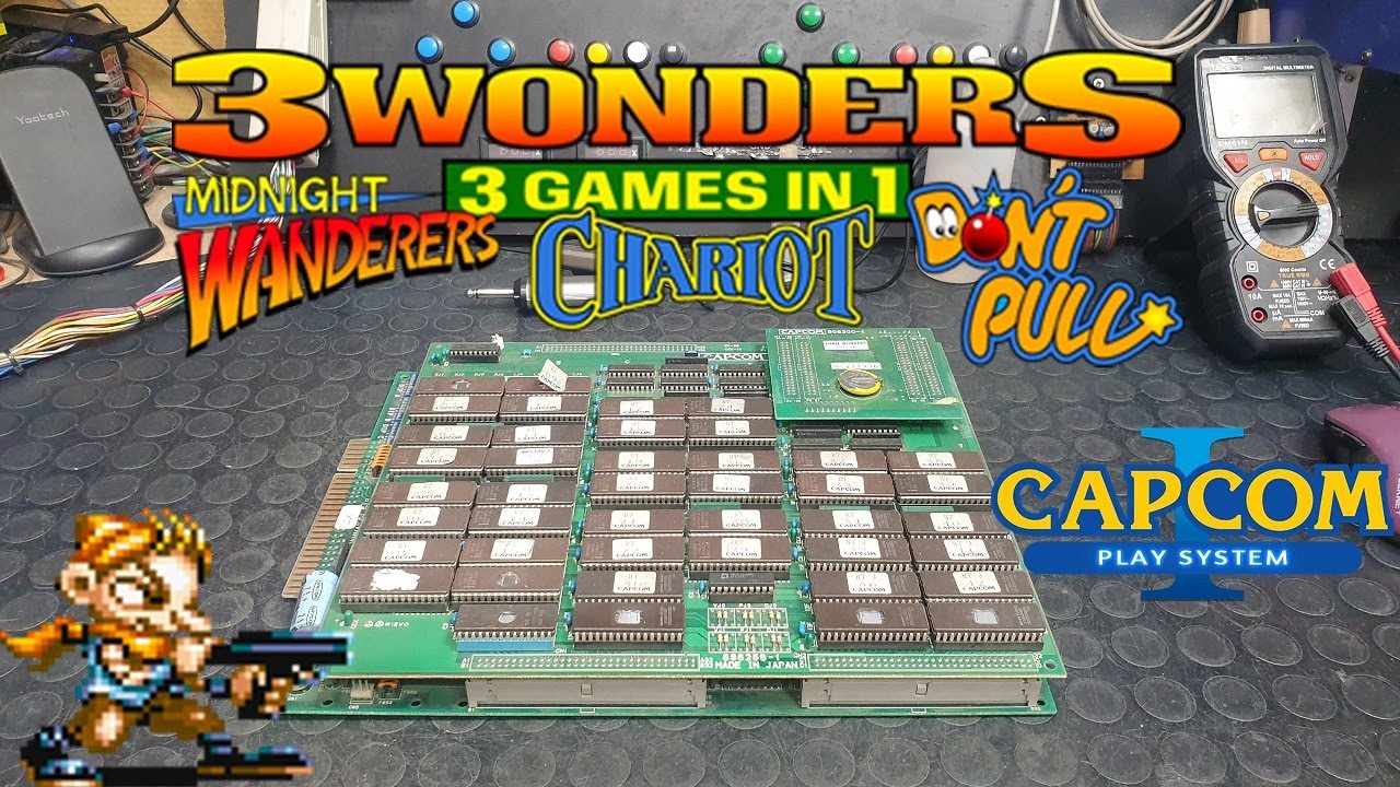 Графические сбои в играх Three Wonders, Desuicide и CPS1 Jamma