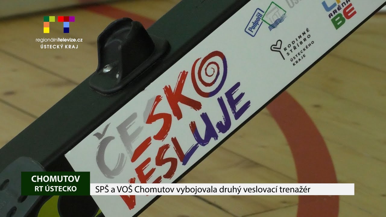 CHOMUTOV: SPŠ a VOŠ Chomutov vybojovala druhý veslovací trenažér