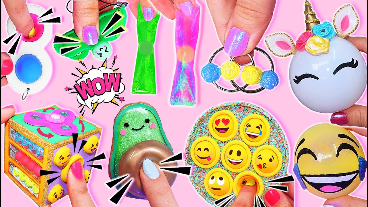 💥🎉😍 20 лучших самодельных игрушек-фиджетов TIKTOK POP IT! ВИРУСНЫЕ антистрессовые фиджеты из TikTok💥