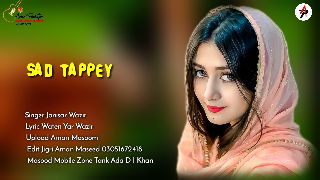 Pashto Sad songs| Pashto New song 2023 | Singer Janisar Wazir Lyric waten Yar Edit Jigri Aman Maseed