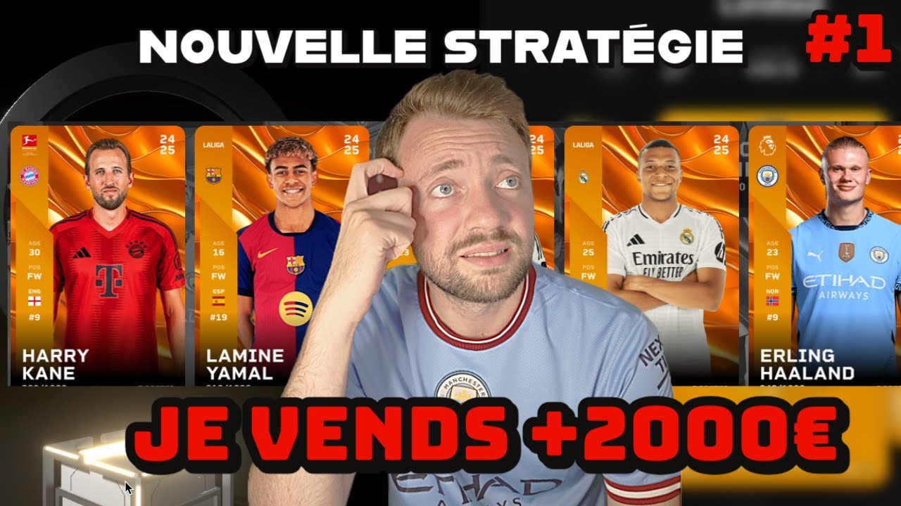 SORARE - JE REVENDS + DE 2000 € DE CARTES - NOUVELLE STRATÉGIE 2025 #1