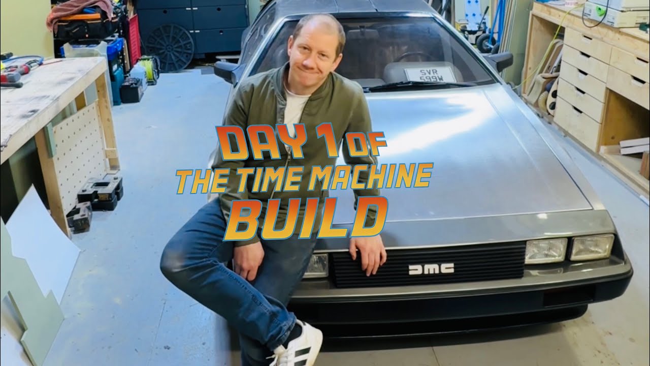 Building a Delorean Time Machine in 20 Days! Day 1!