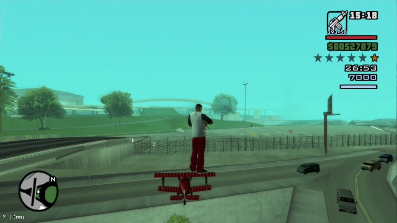Getting RC Baron (zero mission completed) | GTA-SA PS2 (emu)