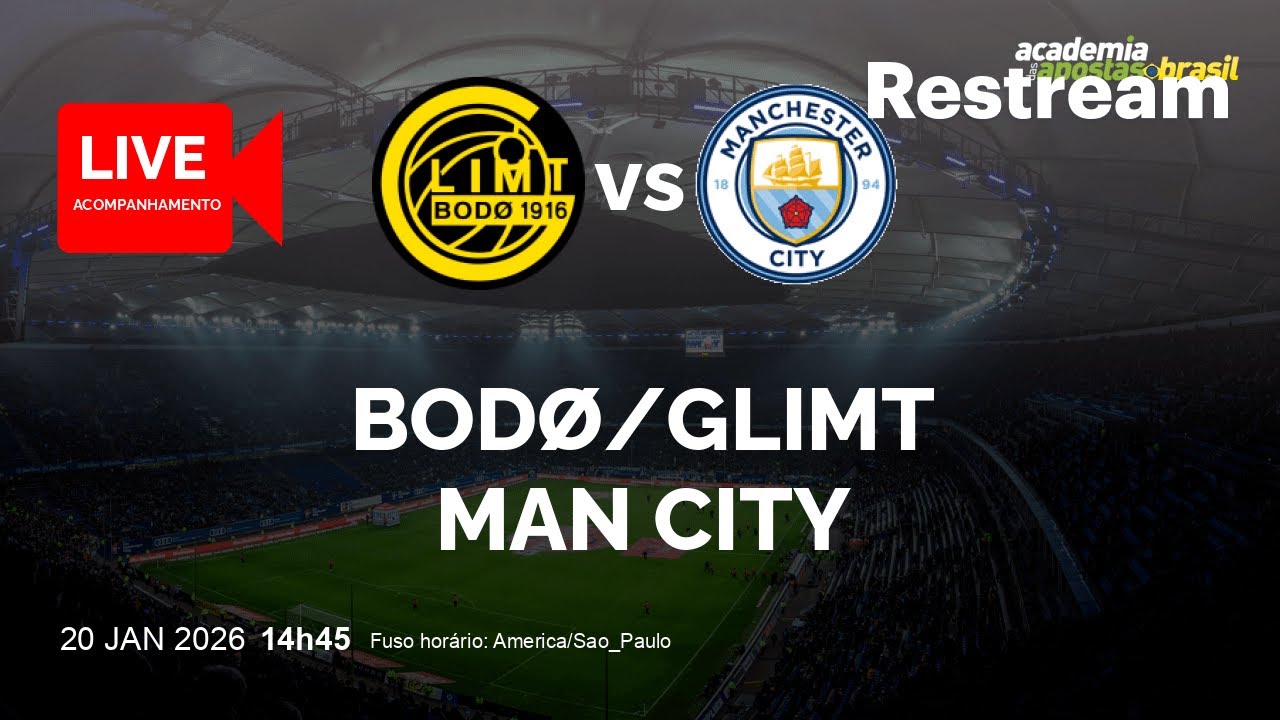 React Bodø/Glimt X Manchester City 20/01