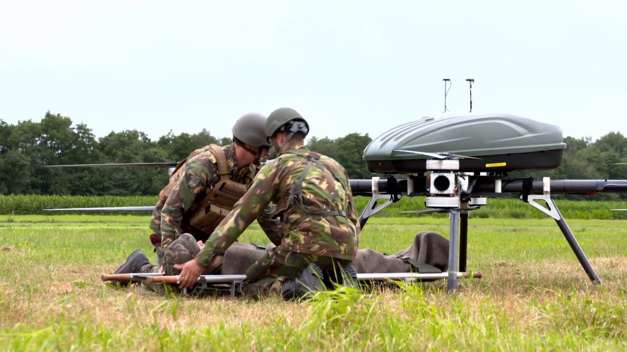 Cargo drone casevac test flight Drone4Emergency 1080p