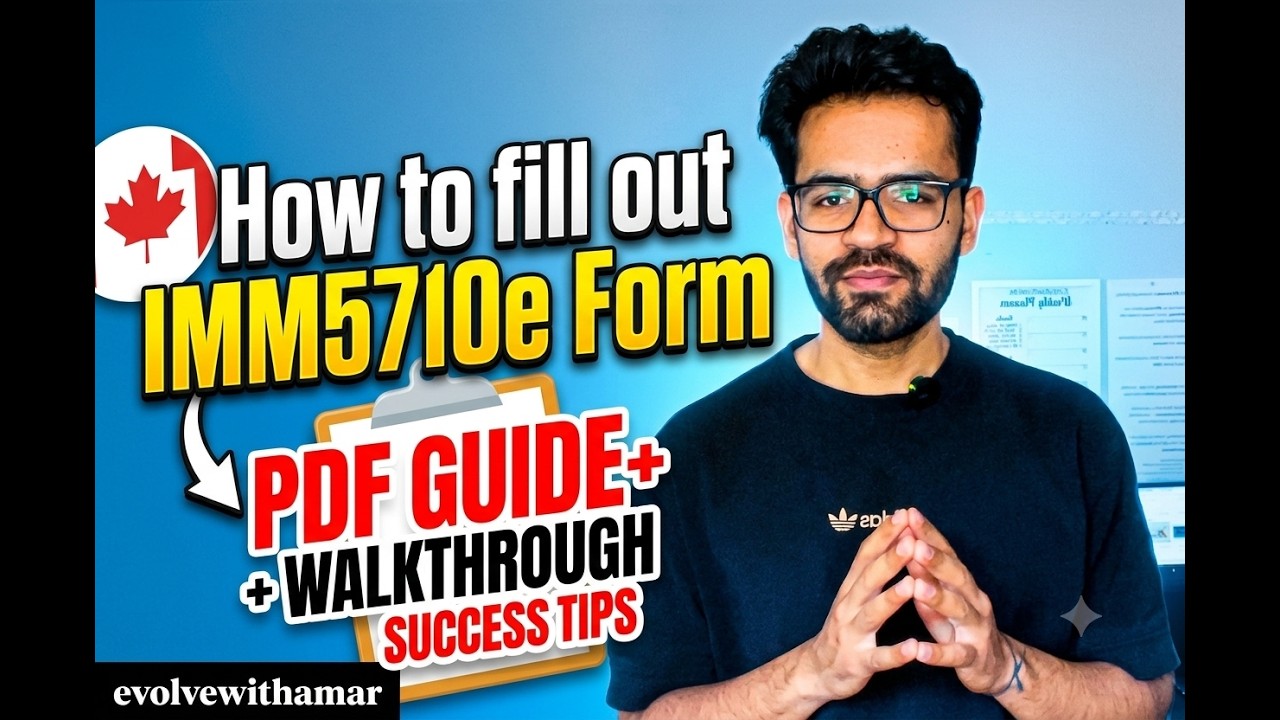 How to Fill Out IMM5710e Form Step-by-Step (Work Permit Extension) 🇨🇦