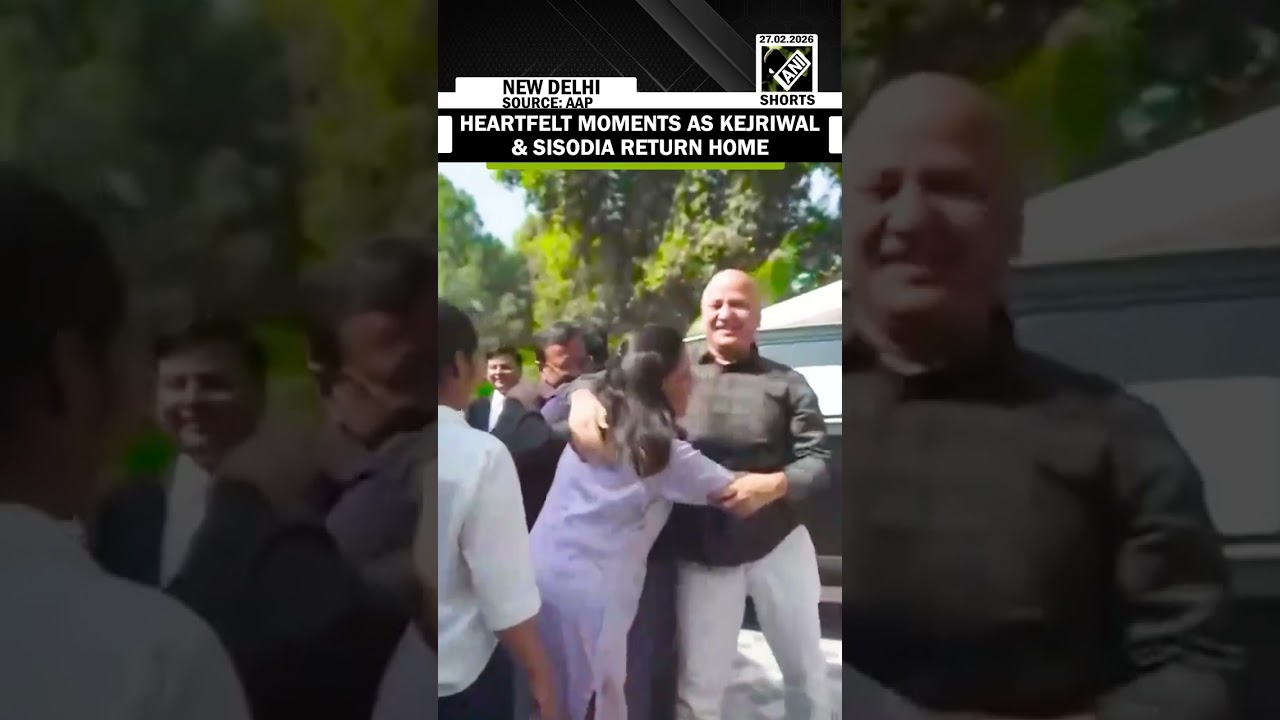 Family welcomes Kejriwal and Sisodia home after Delhi Court discharges them in excise case