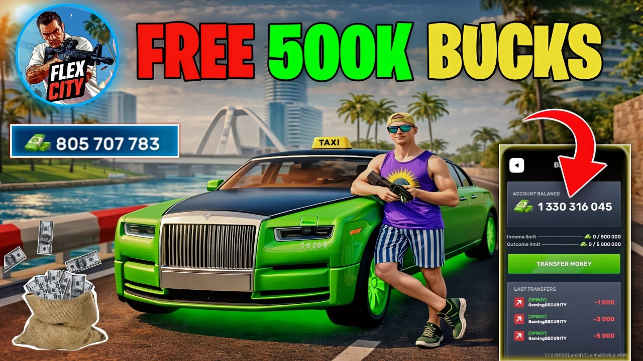 Get FREE Bucks in Flex City 😱 | Flex City Gameplay 