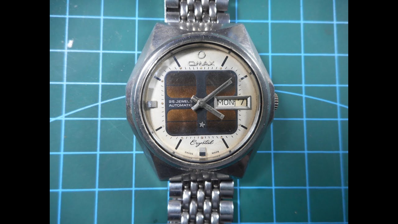 omax automatic watch as 2066 movement