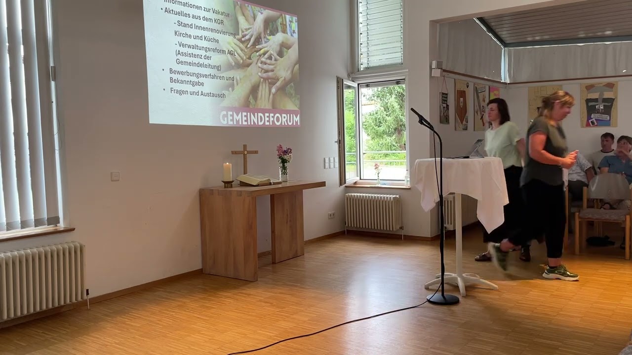 Gemeindeforum am 21.7.2024 der Ev. Kirchengemeinde Belsen aus dem Gemeindehaus