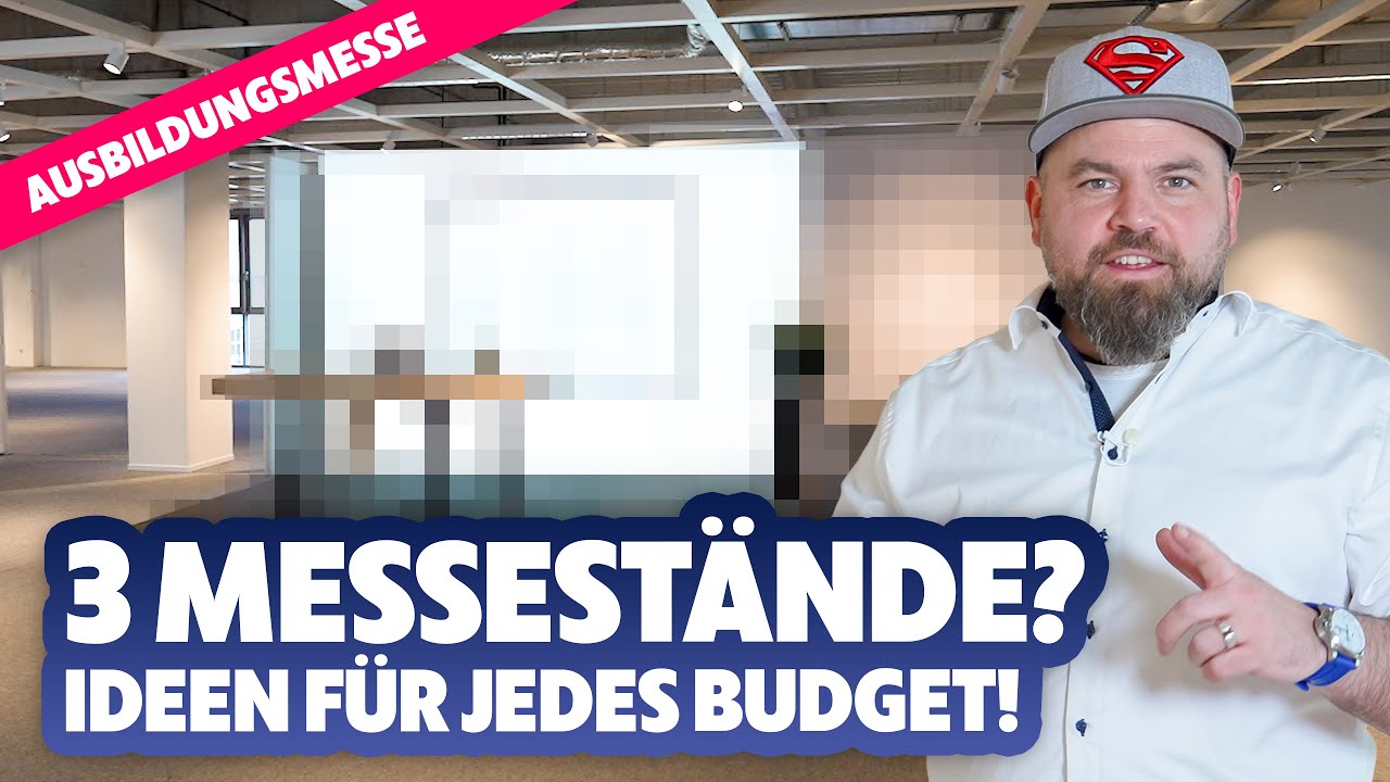 3 Messest&auml;nde f&uuml;r jedes Budget?!🤔 | Ausbildungs- & Studienplatzmesse | Albertsundso Messebau GmbH