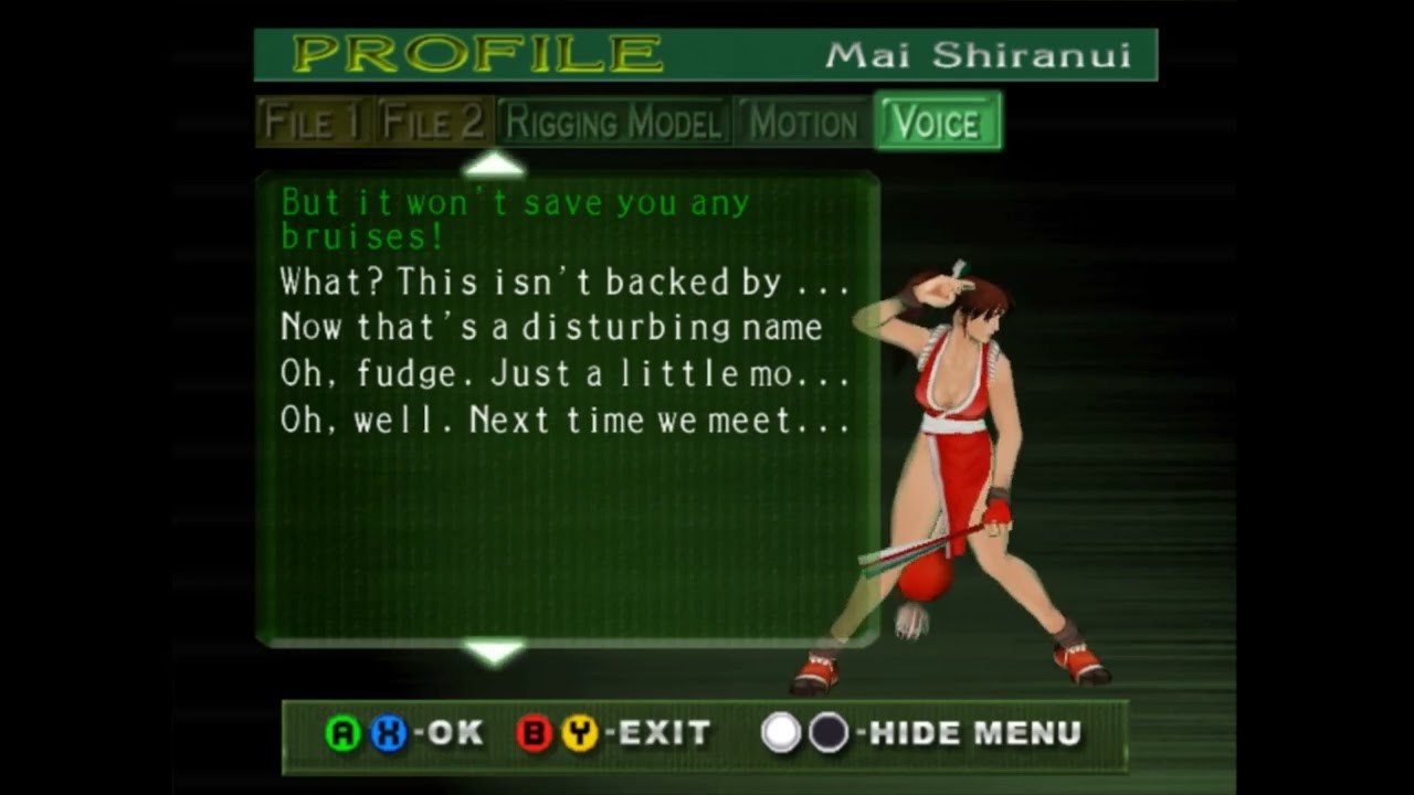 KOF Maximum Impact Maniax (Xbox) - English Voice Collection