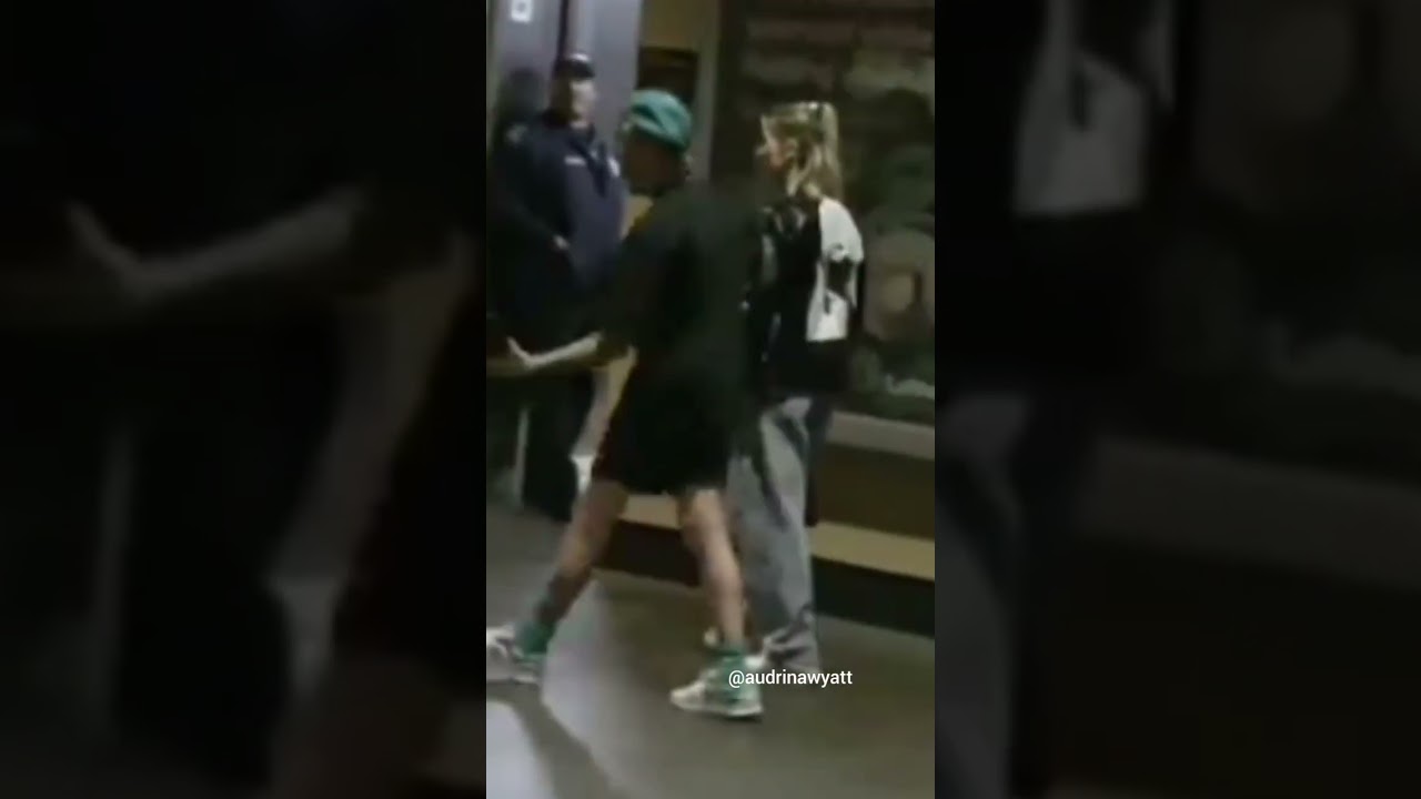 Justin and Hailey Bieber holding hands