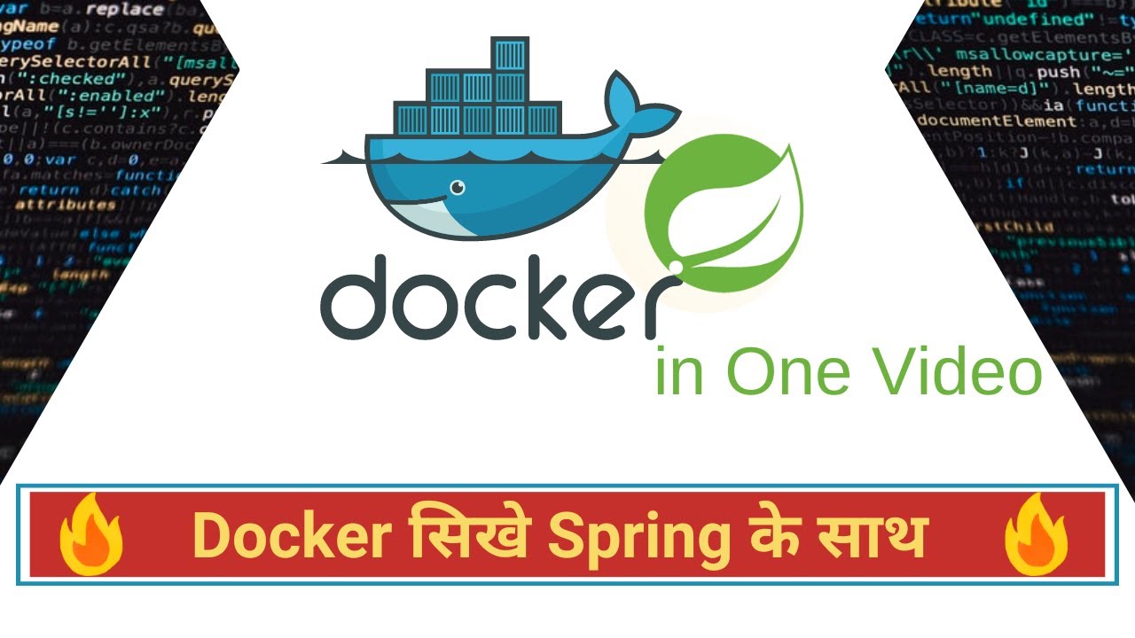 Docker Tutorial in Hindi || Java Spring Boot