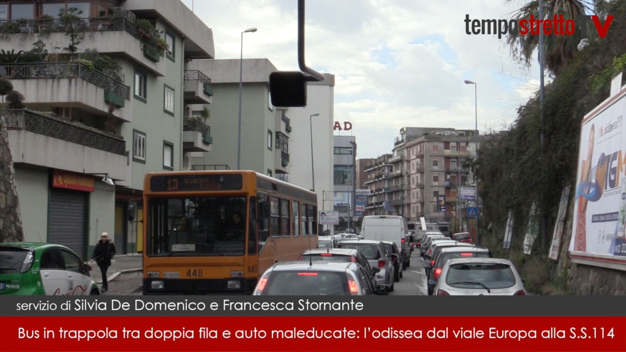 Bus in trappola dal viale Europa alla zona sud