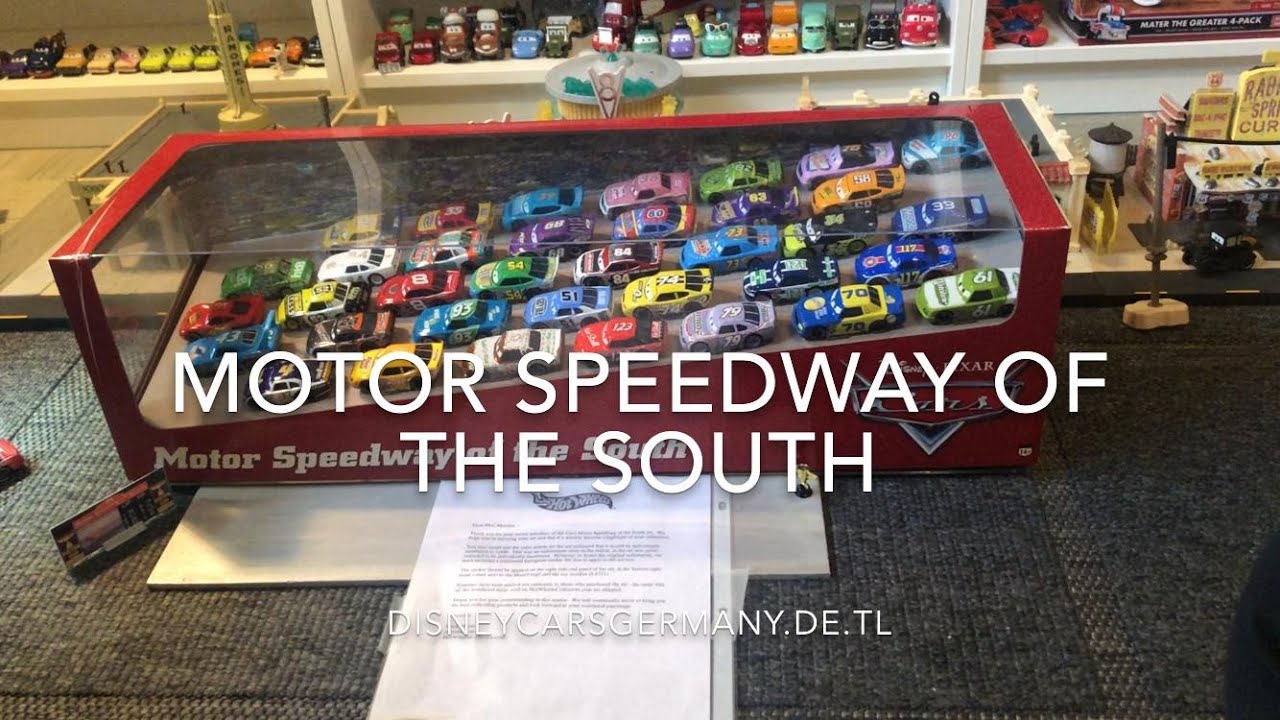 Disney Pixar Cars MOTOR SPEEDWAY OF THE SOUTH APPLE PISTON CUP MACICAR | disneycarsgermany