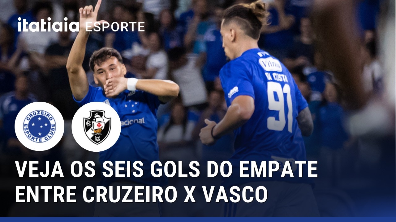 CONFIRA OS SEIS GOLS DA PARTIDA ENTRE CRUZEIRO E VASCO