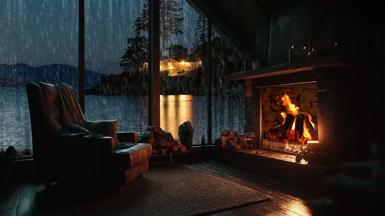 Fire In The Rain | Let The Rain Wash Your Stress Away