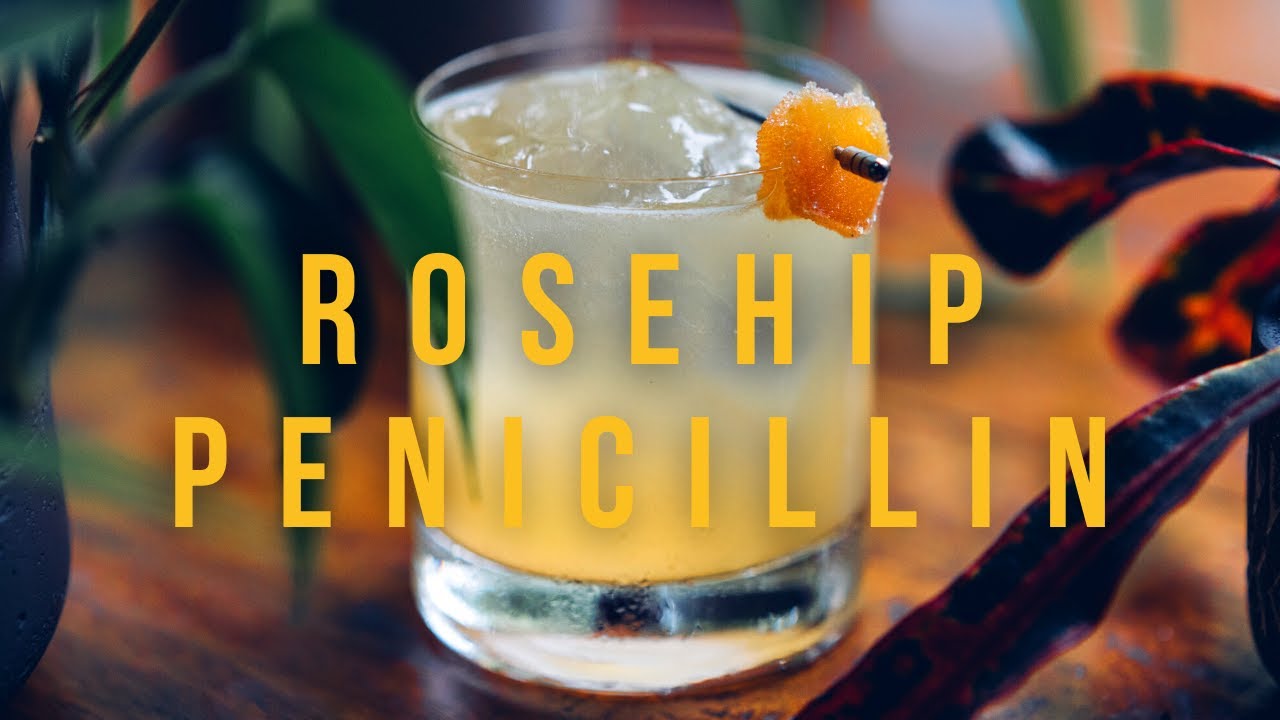 Rosehip Penicillin Cocktail