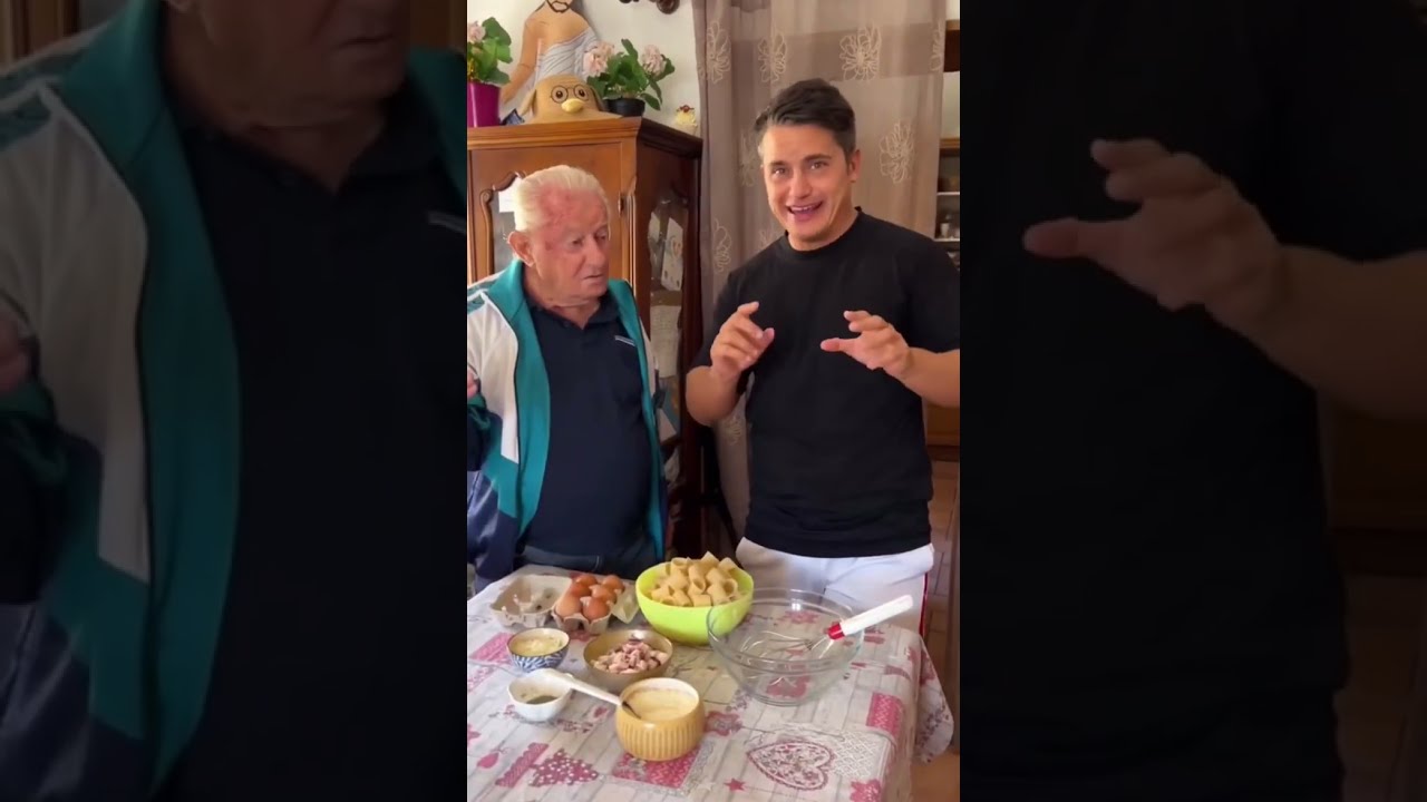 Nonno Faustino fa la Carbonara 🐊😂😂🐊