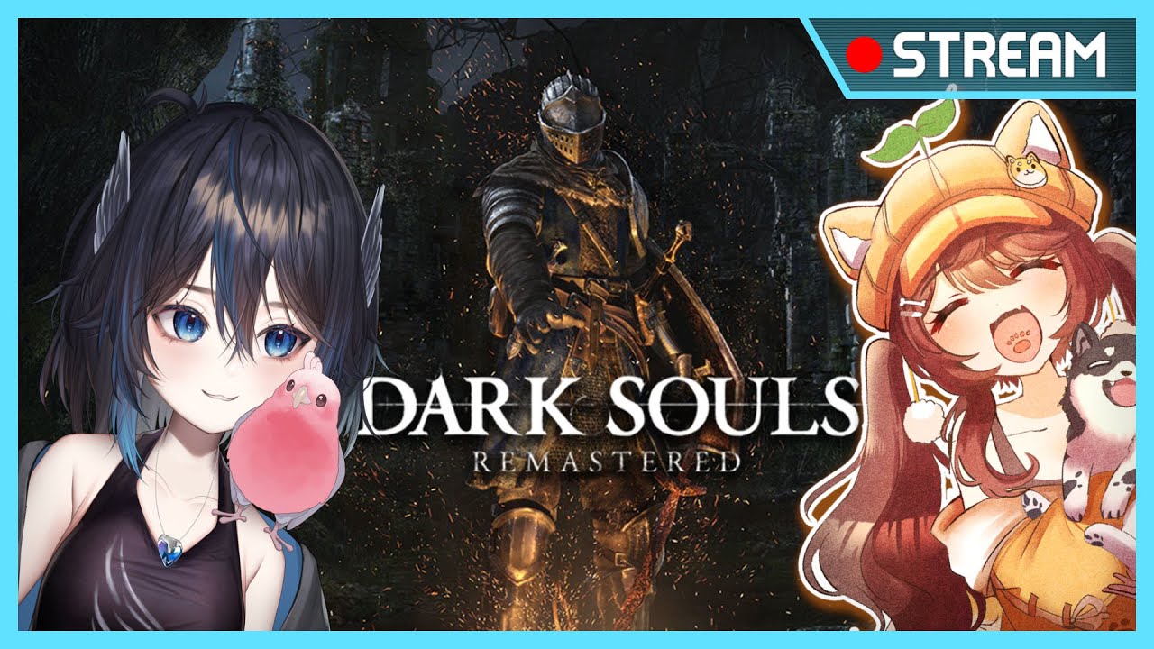 VTuber DARK SOULS CO-OP!! Bird and dog face the horrors!! | Dark Souls w/ @OrangeIsBorange