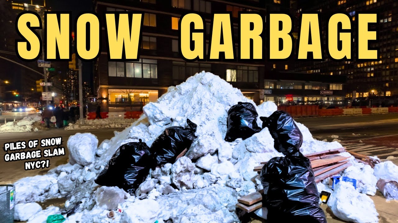 Exploring Manhattan's MURRAY HILL NYC Struggles With Major Snow Garbage Mountains | The Truth!