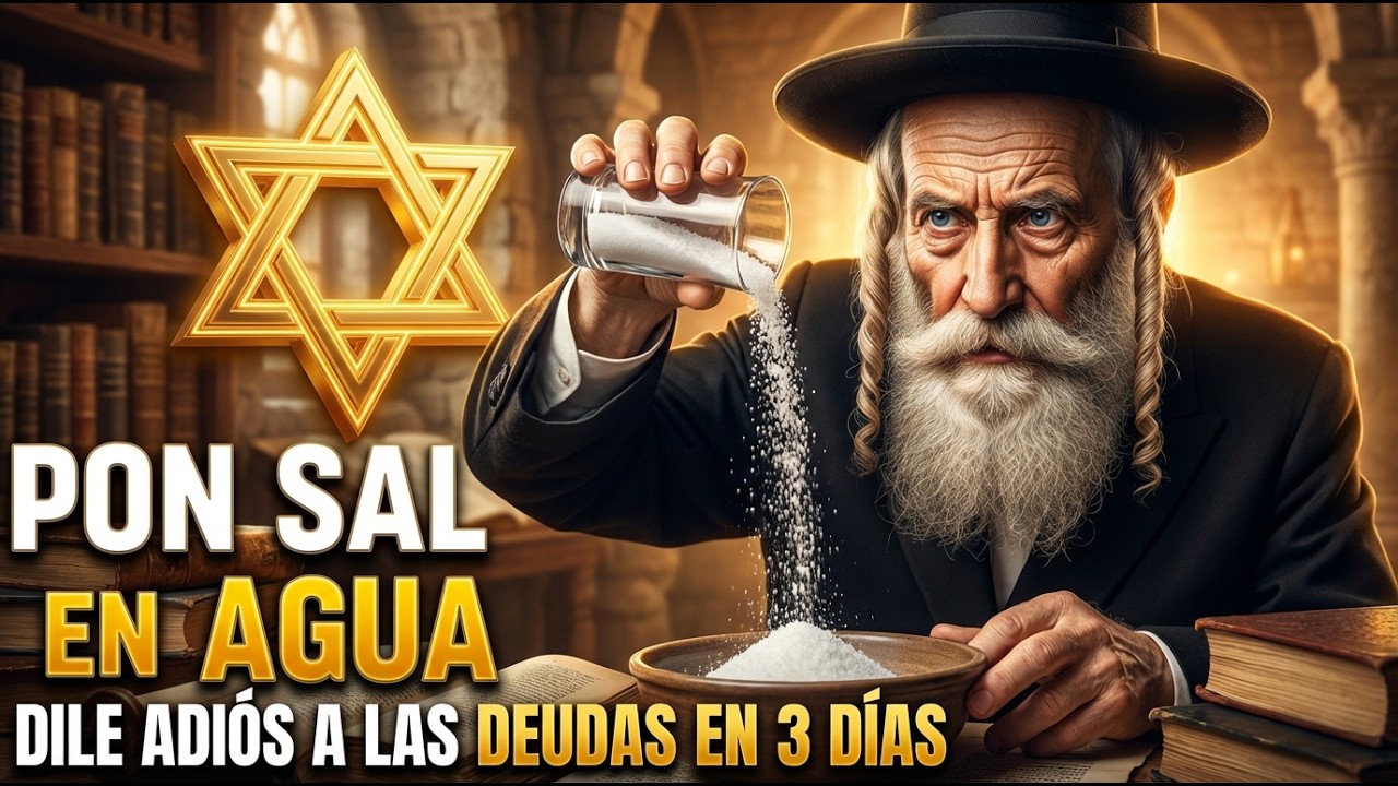 HAZLO Esta NOCHE: El RITUAL Judío Con VASO y SAL Que ATRAE Dinero En 3 Días