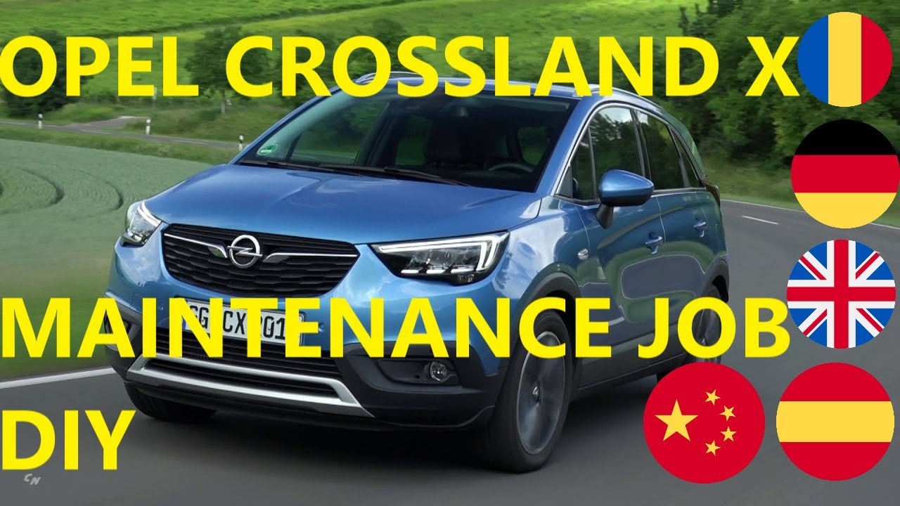 Opel Crossland X Service Масляный фильтр Воздушный фильтр Салонный фильтр Салонный фильтр своими ...