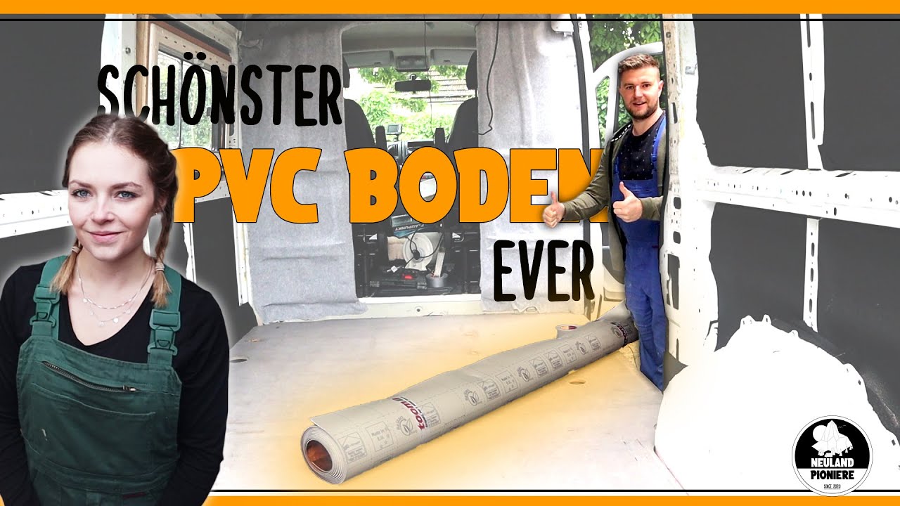 PVC Boden in Holz Optik & Bodenplatte┃Boden verlegen und Isolieren Van Ausbau┃Fiat Ducato┃Elvis #9