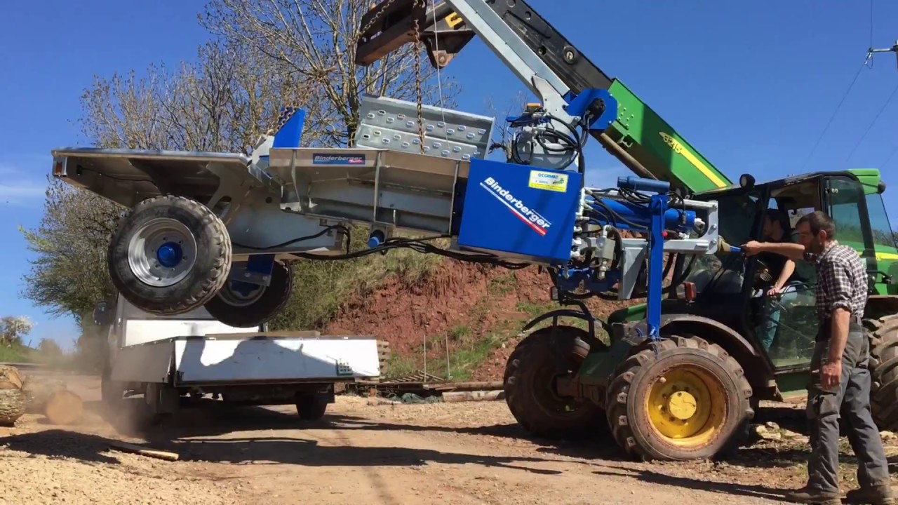 mise en route fendeuse a bois BINDERBERGER