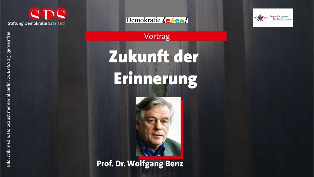 Zukunft der Erinnerung - Prof. Dr. Wolfgang Benz, 02. Februar 2026