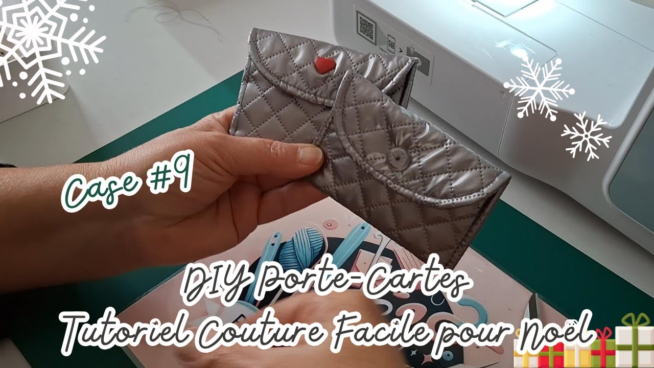 DIY Porte-Cartes : Tutoriel Couture Facile et Rapide pour Noël !