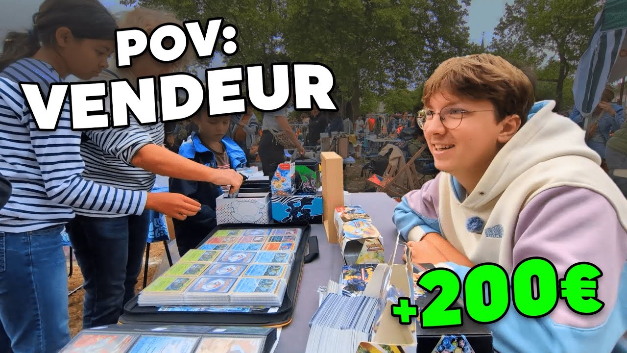 Je vends mes cartes Pok&eacute;mon en Vide-Grenier !