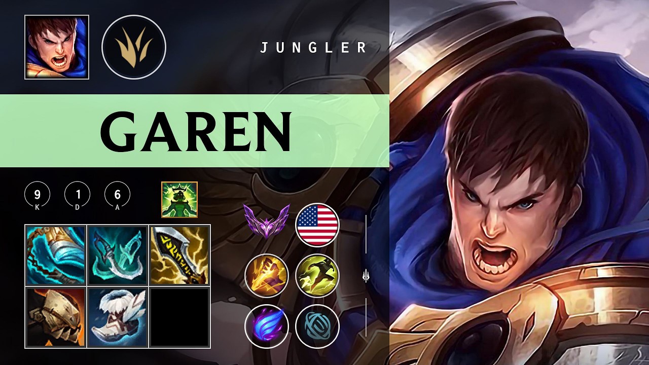 Garen Jungle vs Ambessa - NA Master Patch 26.04