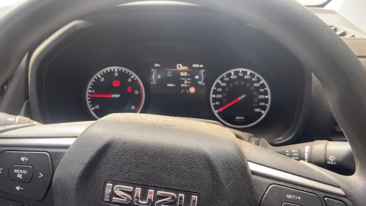 2023 Isuzu D max Oil dilution reset procedure