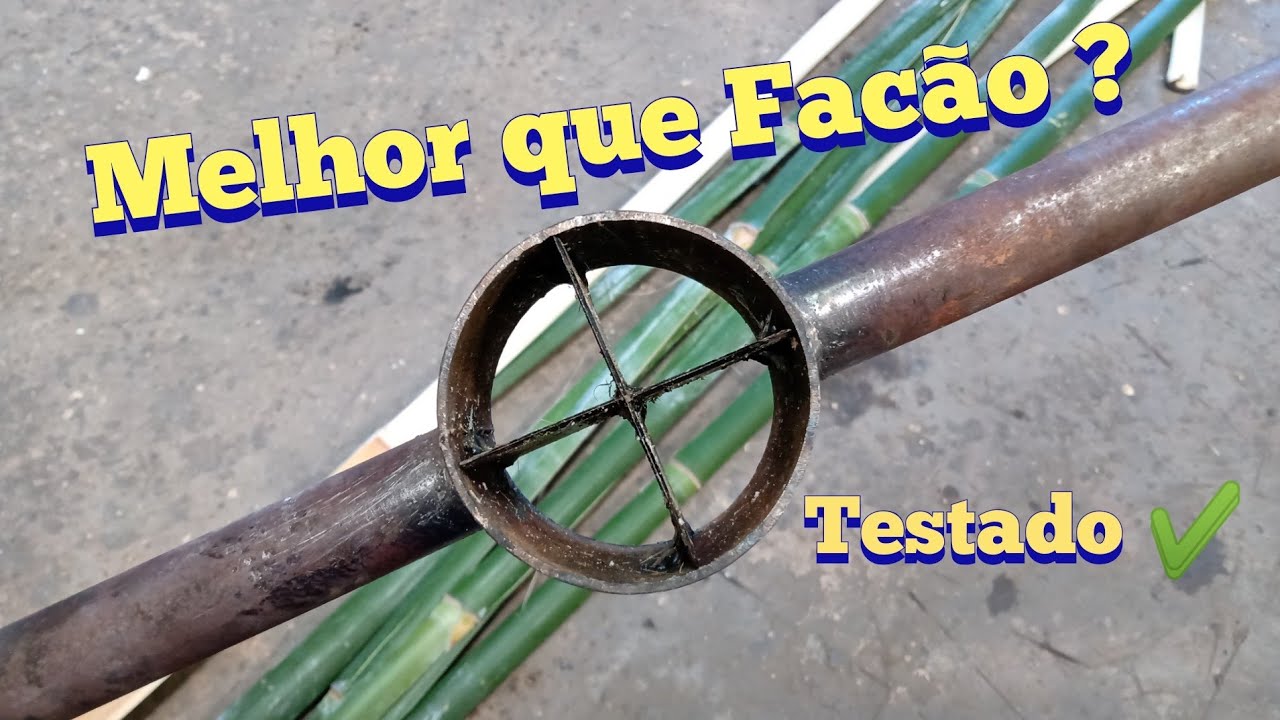 Cortador De Bambu - Nunca Mais Você vai Usar O Facão Para Isso
