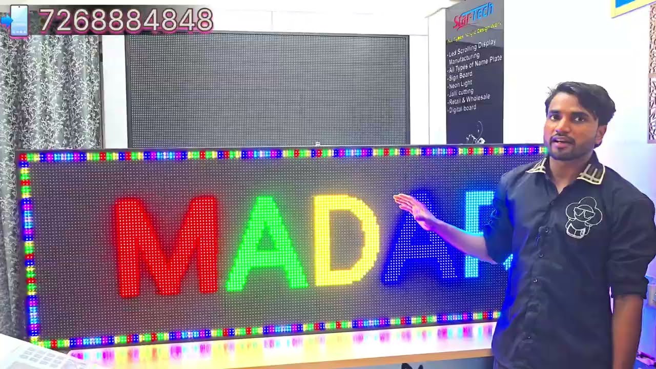 Led Scrolling Display Manufacturer || Digital Display Board #advertising #led #pixelcontroller 