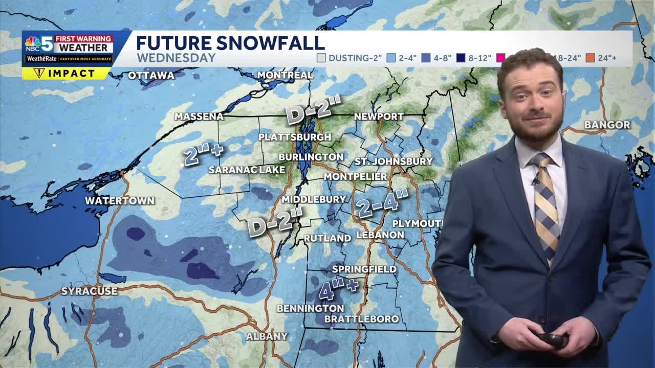 Round of snow arrives Wednesday, could impact both commutes (02-24-26)