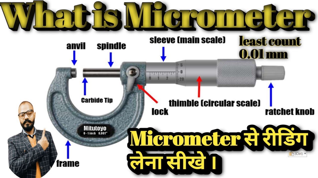 What is micrometer | How to use micrometer ( in Hindi) part - 1