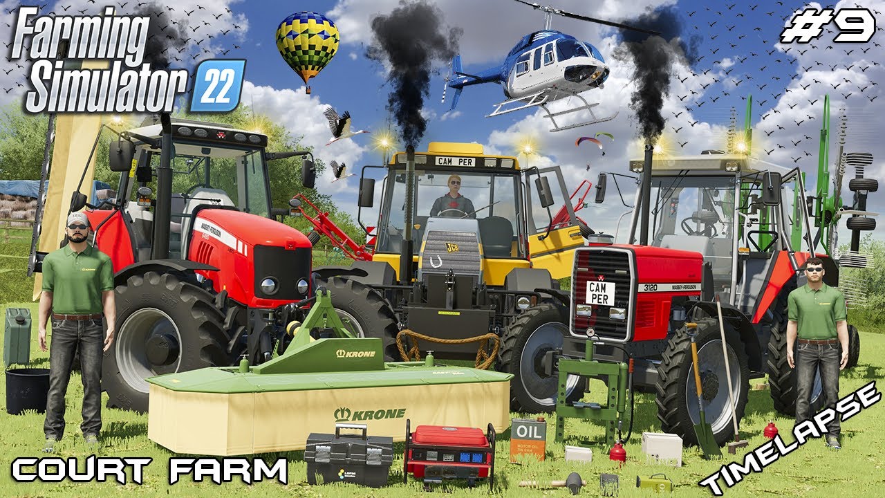 PREAPERING MEADOW FOR GRASS SILAGE HARVEST | Court Farm | Farming Simulator 22 | Episode 9