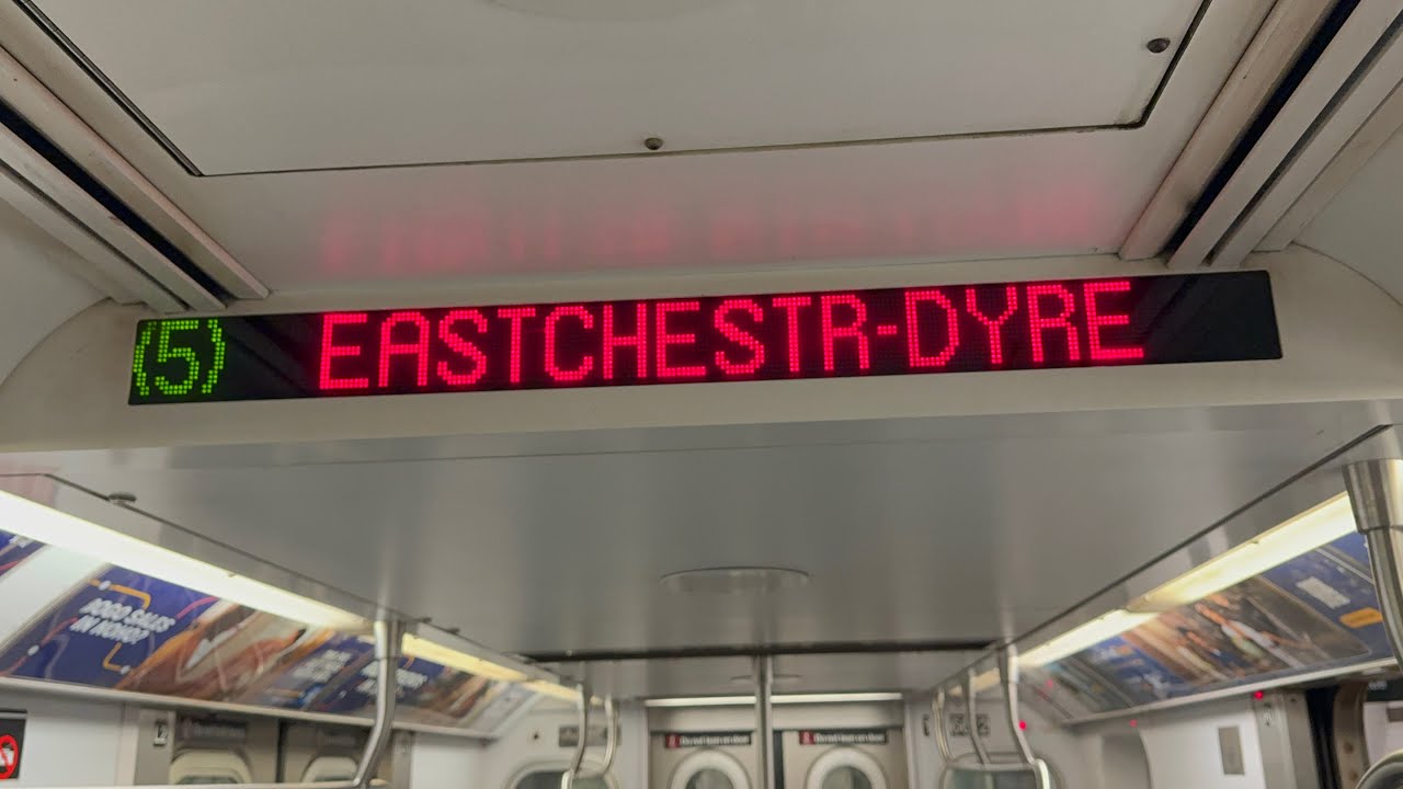 IRT Lex Av Express: R142 (5) Train [Flatbush Av-Brooklyn College to Eastchester-Dyre Av #Reverse]