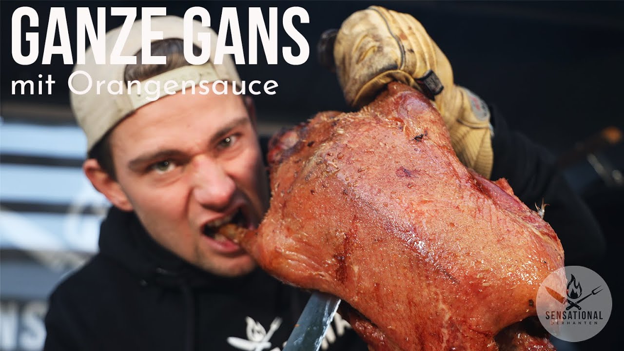 Gans super saftig, super knusprig, sensational | Gans vom Grill | Der Hanten | Martinsgans |Monolith