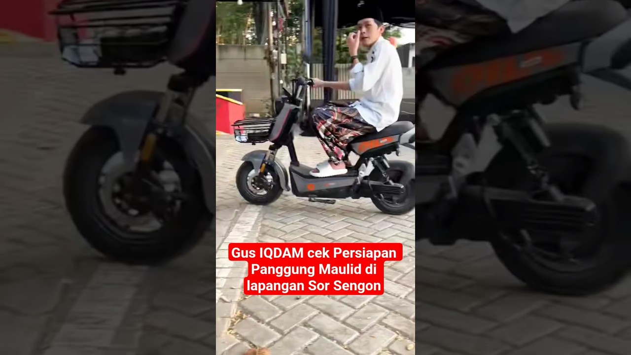 gus IQDAM cek persiapan panggung Maulid Nabi dan Jalan sehat di sor sengon #gusiqdam #sabilutaubah