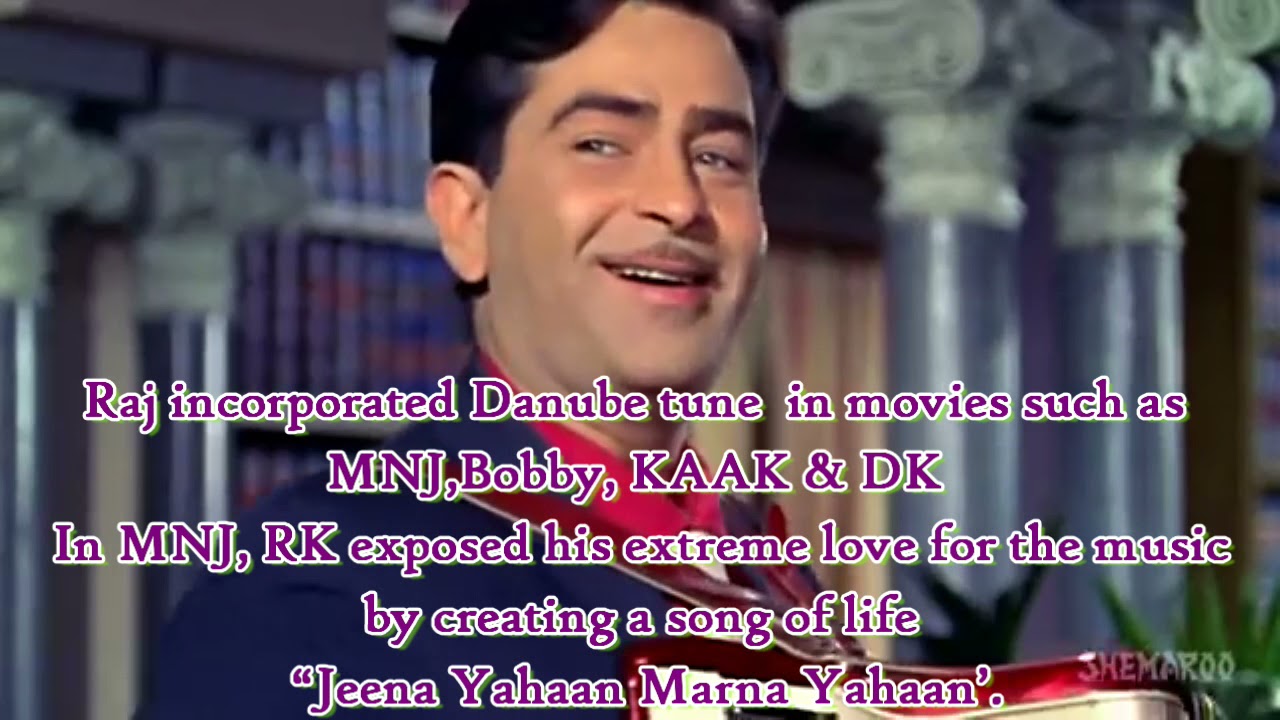Life Theme Music of Raj Kapoor : Waves of the Danube