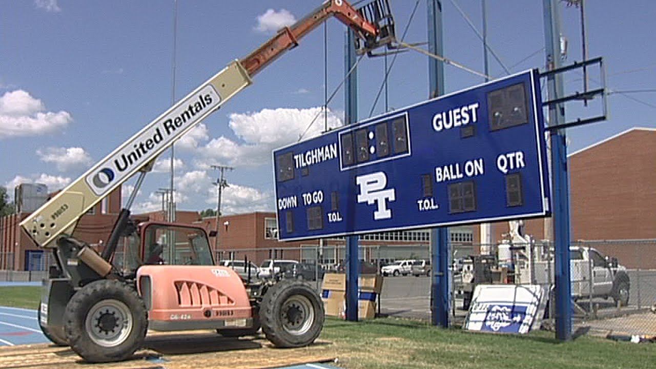 Outdoor Scoreboard Installation Video
