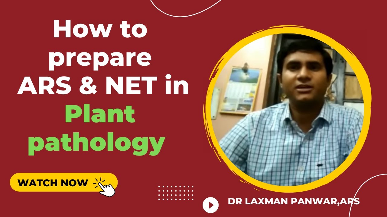 Tips for NET and ARS in Plant pathology by ARS candidate Dr Laxman Panwar