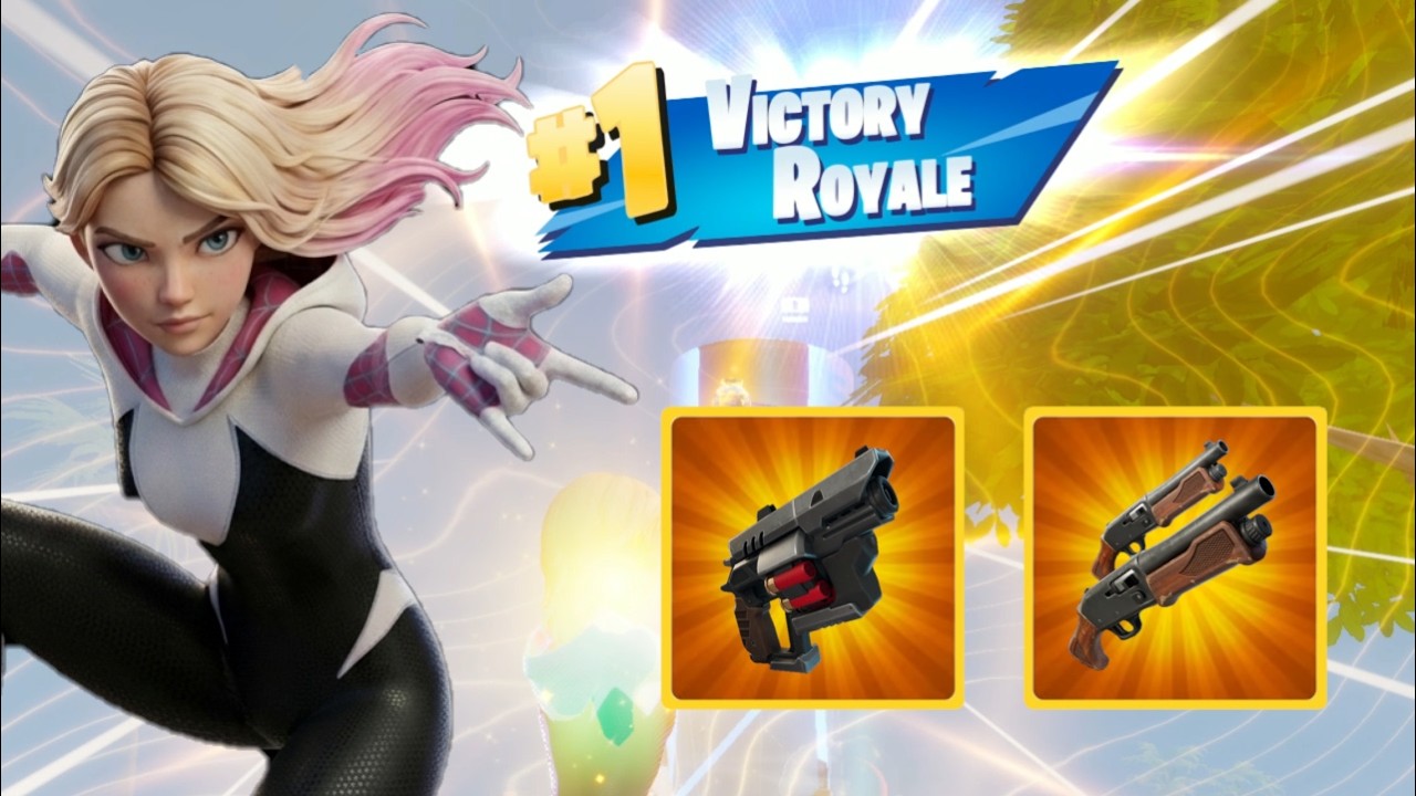 8 Elims! Blitz as Spider-Gwen using Wrecker Revolver & Brutus' Twin Hammer Shotguns!