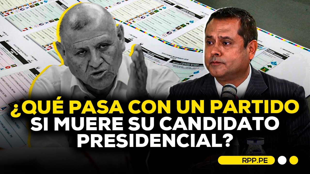 ⚫¿Qué sucederá con la plancha presidencial del partido de Napoleón Becerra tras su fallecimiento?