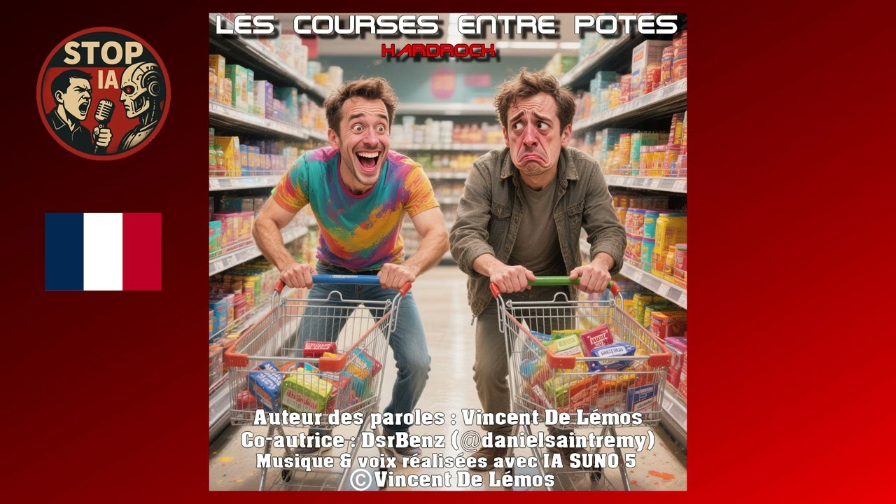 🎵 Les courses entre potes [VDL19 feat DsrBenz - Paroles FR 100% moi & DsrBenz]